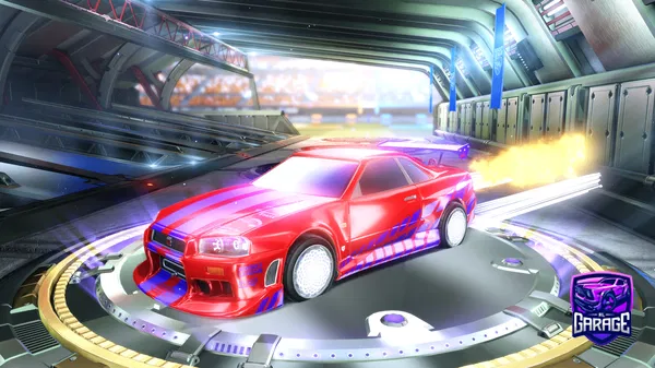 A Rocket League car design from VTX_X-dragon899