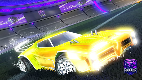 A Rocket League car design from FeDelaine