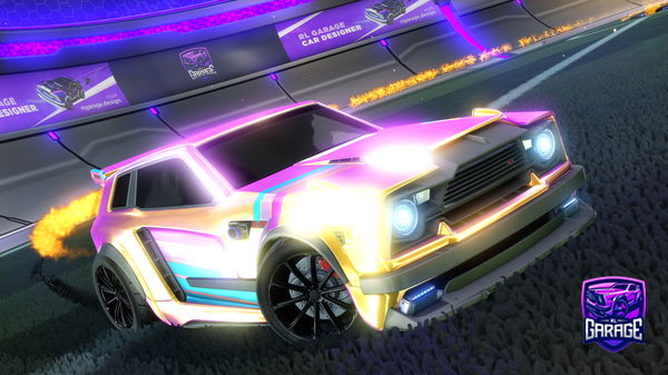 A Rocket League car design from FLP_Math_