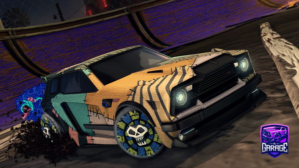 A Rocket League car design from Sp3nc3r9456