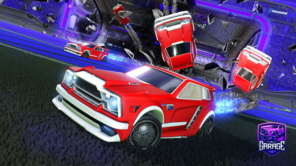 A Rocket League car design from matsadonna