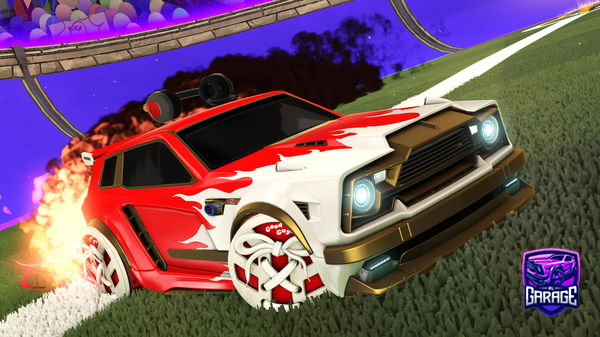 A Rocket League car design from ReP3te3988