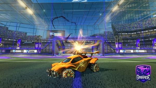 A Rocket League car design from galaxica