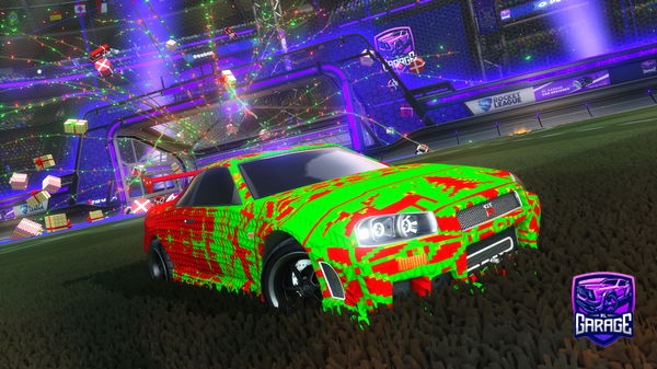 A Rocket League car design from Dekuleaf