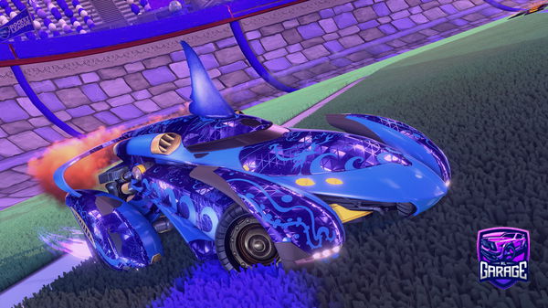 A Rocket League car design from Wolfsmilan