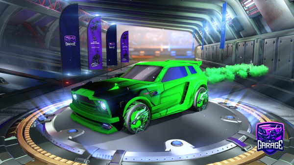 A Rocket League car design from Snipz6