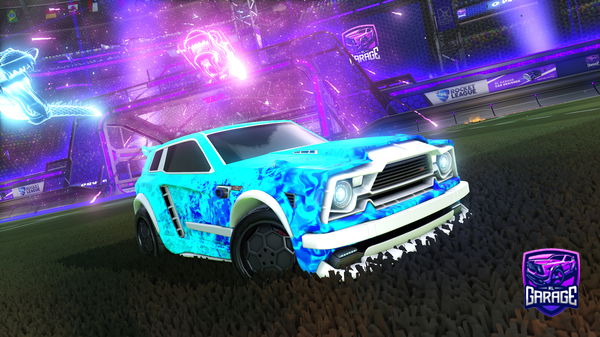 A Rocket League car design from The_King_Master