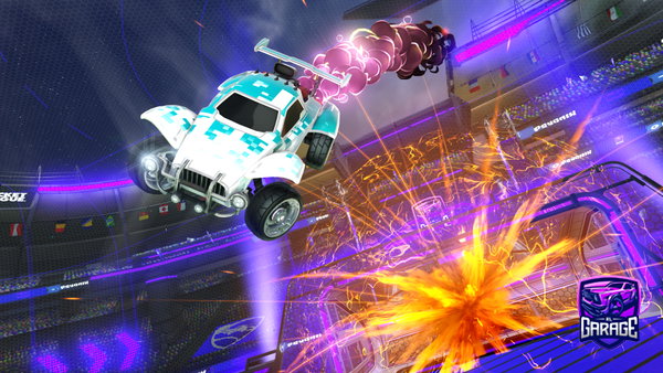 A Rocket League car design from hakitohk