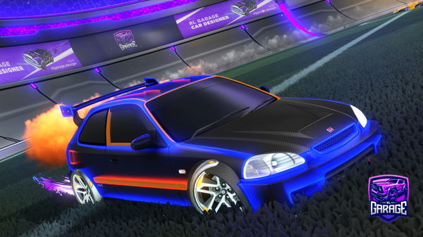A Rocket League car design from Jax___y___North