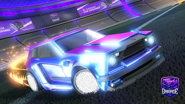 A Rocket League car design from lowkDINO