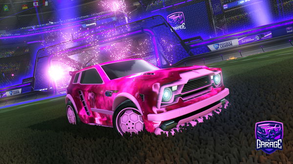 A Rocket League car design from DxrkPix3l