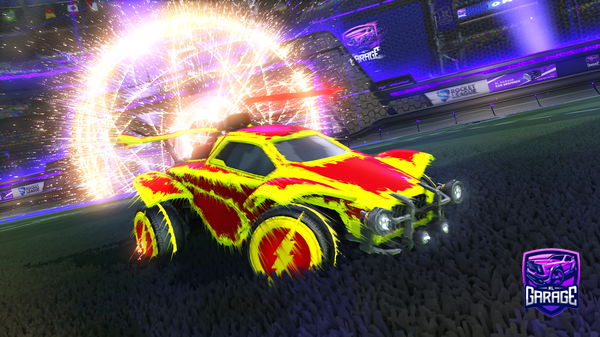 A Rocket League car design from synthx