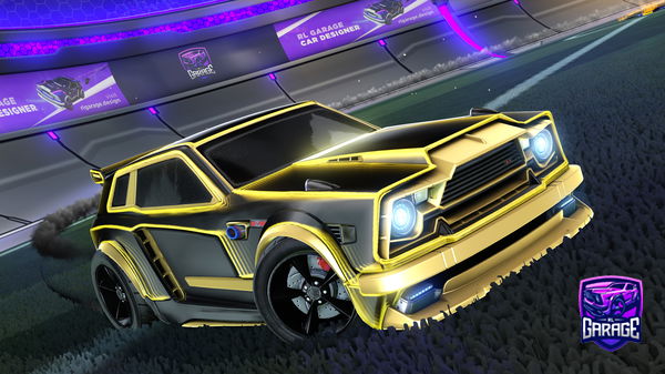 A Rocket League car design from McBigTony