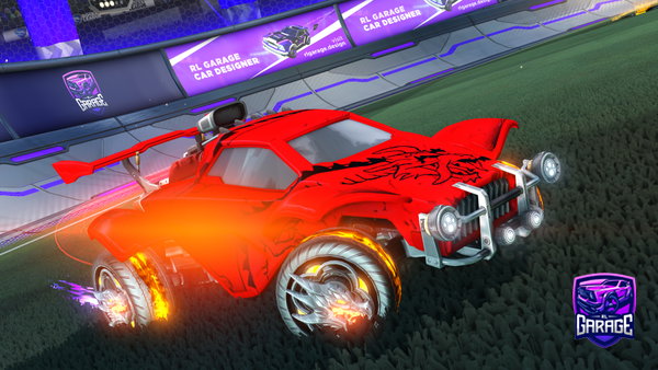 A Rocket League car design from KLZ_Dir3k