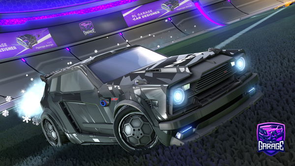 A Rocket League car design from BLUUCAT