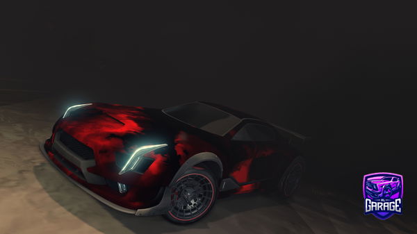 A Rocket League car design from _Brezza_