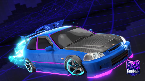 A Rocket League car design from Sparkzy12645