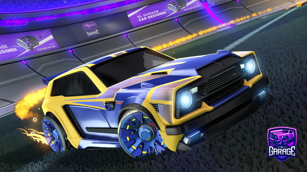 A Rocket League car design from JoeRogan7722