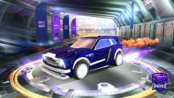 A Rocket League car design from pink-blob13