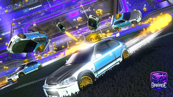 A Rocket League car design from Terragang