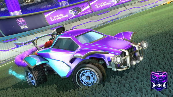 A Rocket League car design from Miselyr