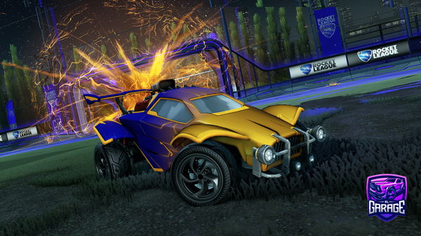 A Rocket League car design from GoFlyers34