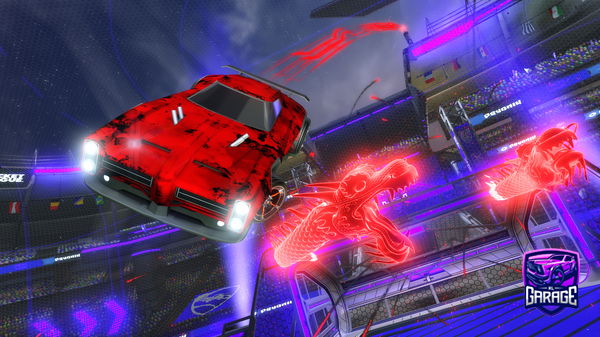 A Rocket League car design from meglabot