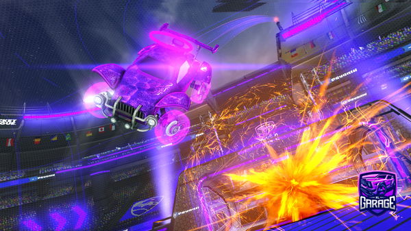 A Rocket League car design from hugzcrii