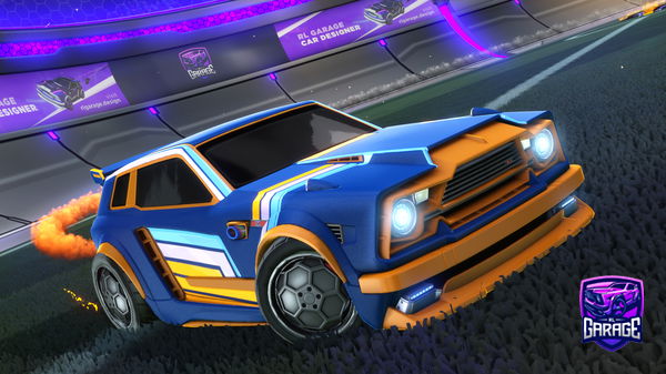 A Rocket League car design from Waydd