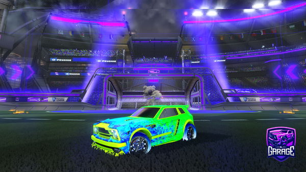 A Rocket League car design from andyco5