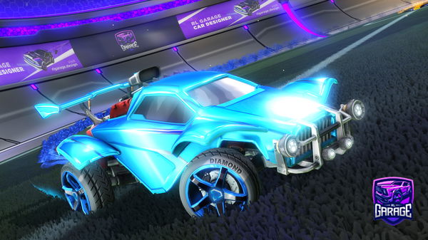 A Rocket League car design from daddydolf