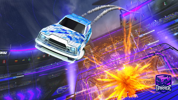 A Rocket League car design from OllieCole