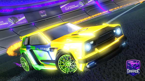 A Rocket League car design from Mattczn