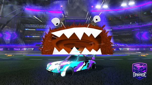 A Rocket League car design from mthenry