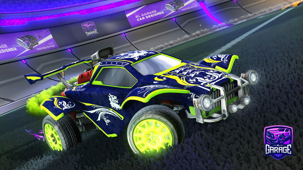 A Rocket League car design from IvaZ_