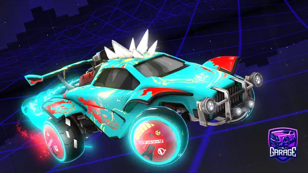 A Rocket League car design from Nugz92