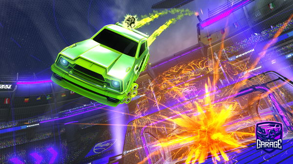 A Rocket League car design from Fishiey