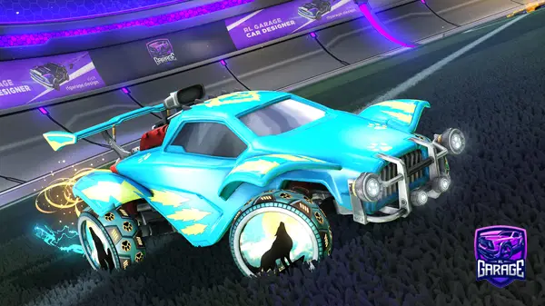 A Rocket League car design from pannd