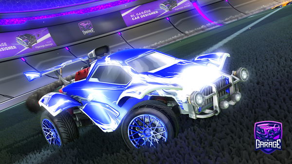 A Rocket League car design from ilikecat