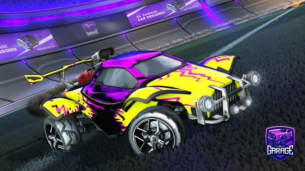 A Rocket League car design from BallChaseMTdEW