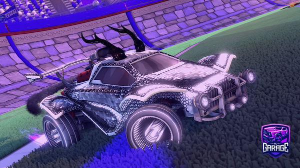 A Rocket League car design from burntsienna