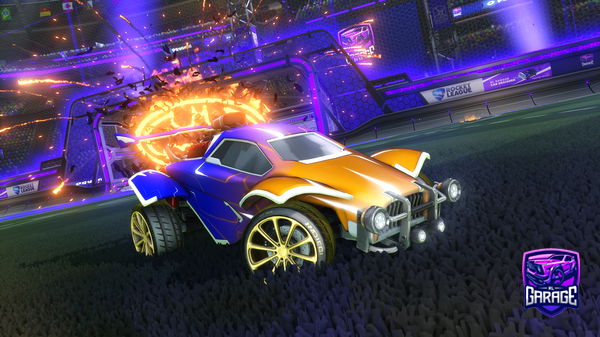 A Rocket League car design from ExoticzzRL