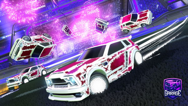A Rocket League car design from Konamii