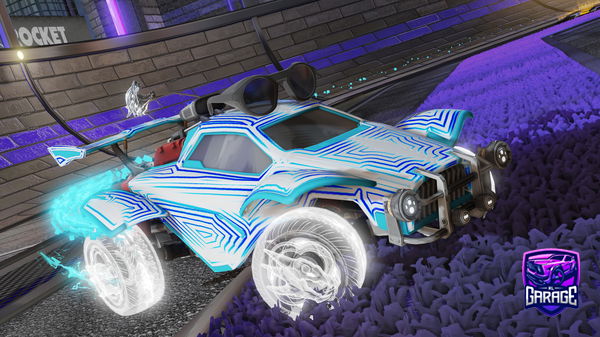 A Rocket League car design from ms1023