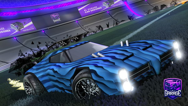 A Rocket League car design from NissanSkyline10