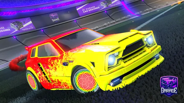 A Rocket League car design from RigSter09