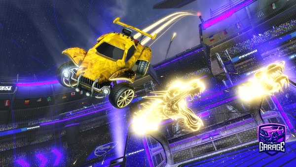 A Rocket League car design from toastydesigns
