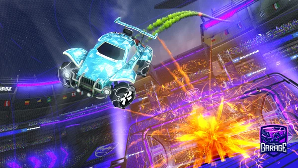 A Rocket League car design from blohalek