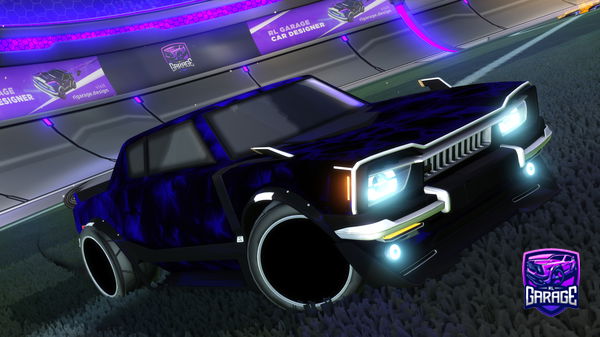 A Rocket League car design from Meliz001