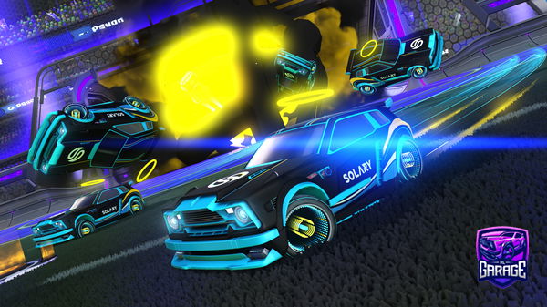 A Rocket League car design from sneakers81